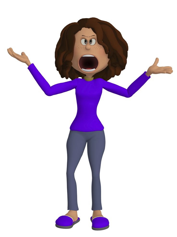 angry clipart mum