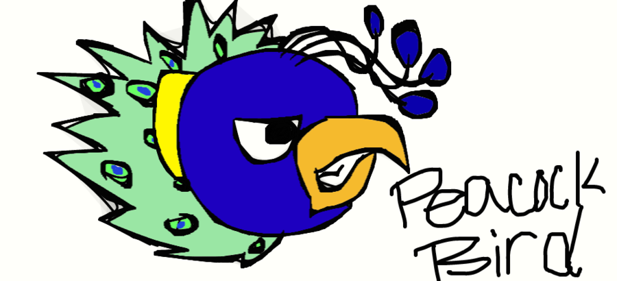 Angry clipart peacock. Bird by patmonahanfangirl on
