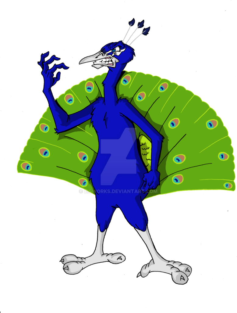 Angry clipart peacock. By eisworks on deviantart