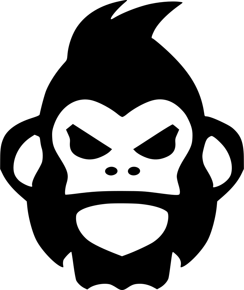 gorilla clipart albino