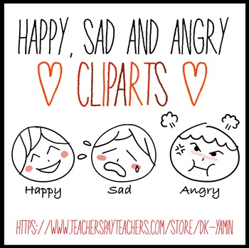 angry clipart sad
