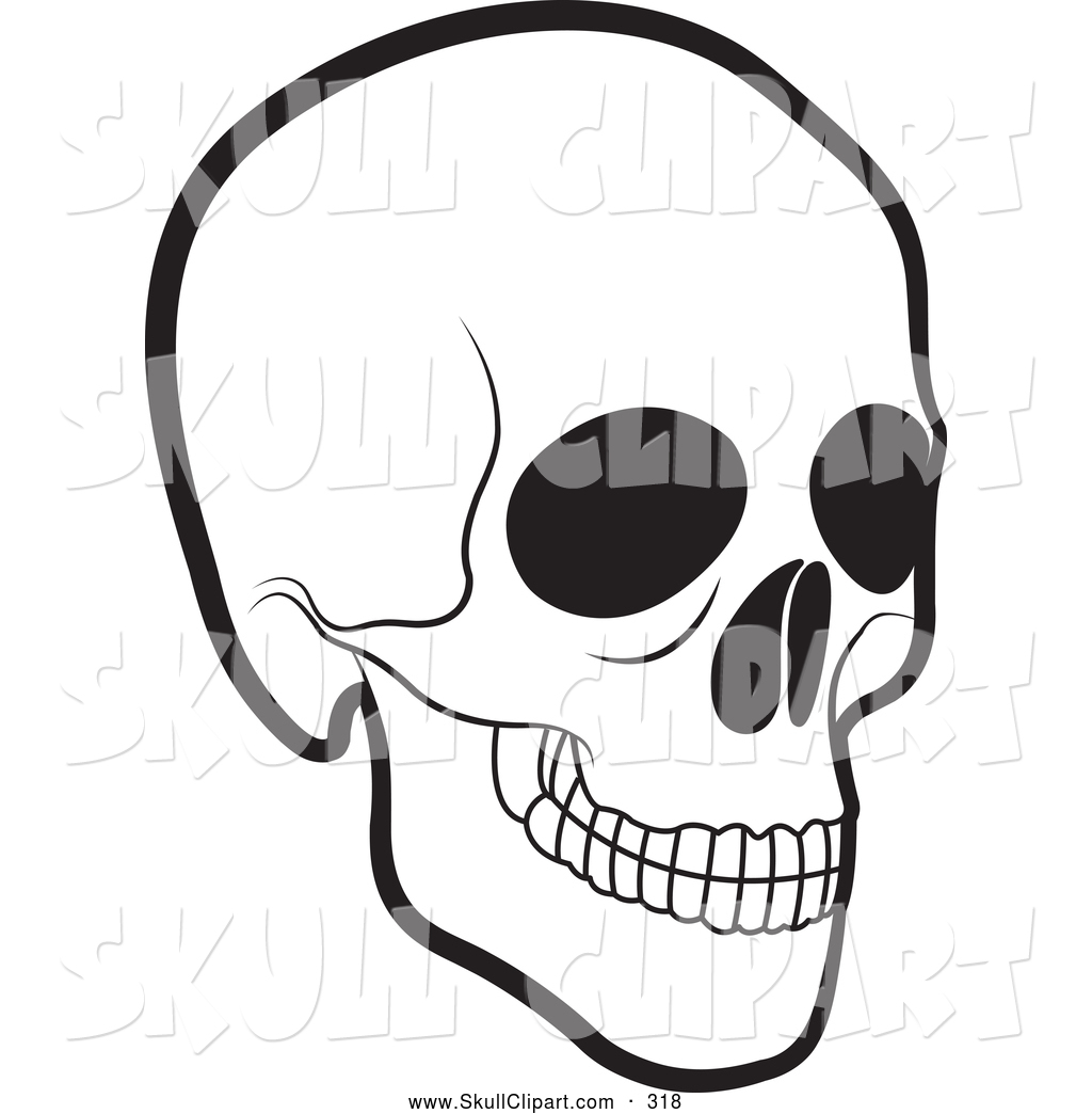 angry clipart skull