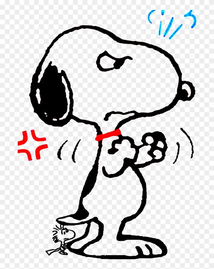 Angry clipart snoopy, Angry snoopy Transparent FREE for download on