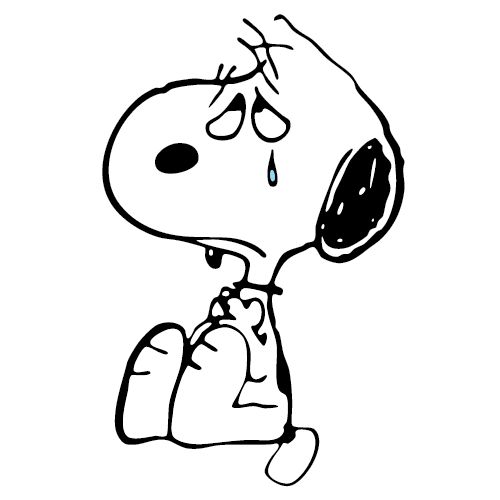 angry clipart snoopy