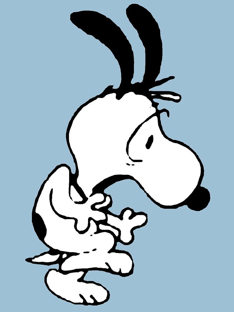 angry clipart snoopy