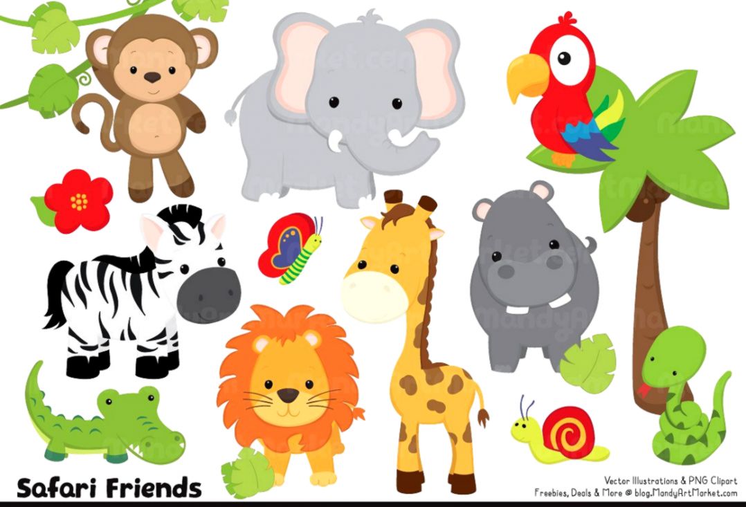 Animal clipart cute. Animals look wallpapers 