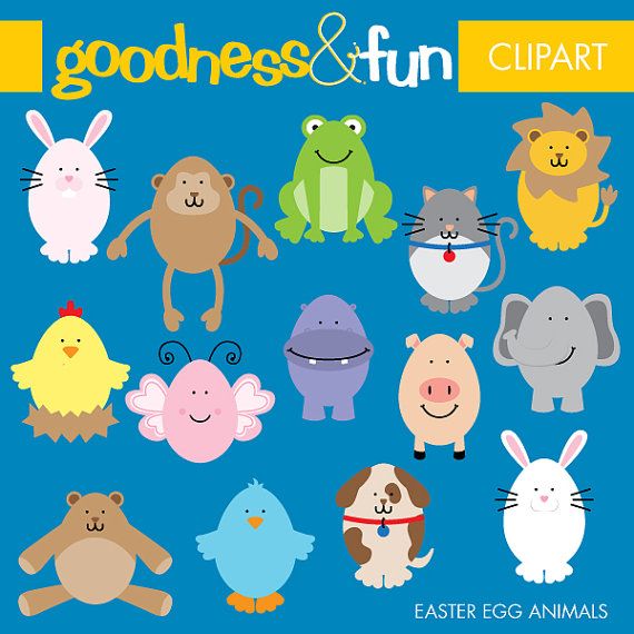 animal clipart easter