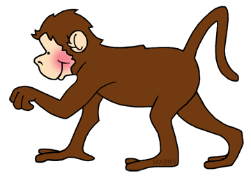 animal clipart monkey