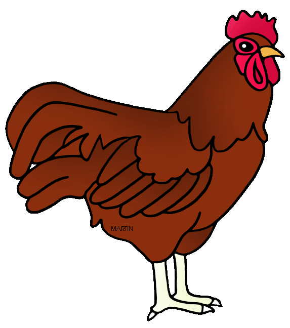 home clipart chicken