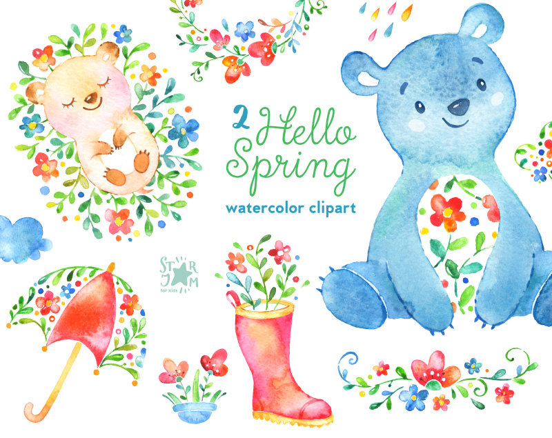 animal clipart spring