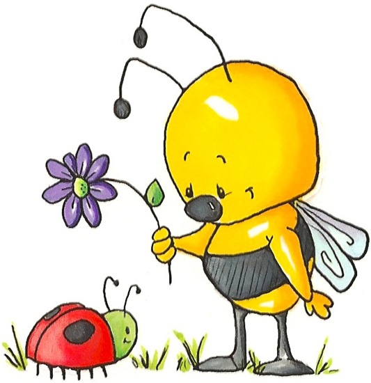bees clipart spring