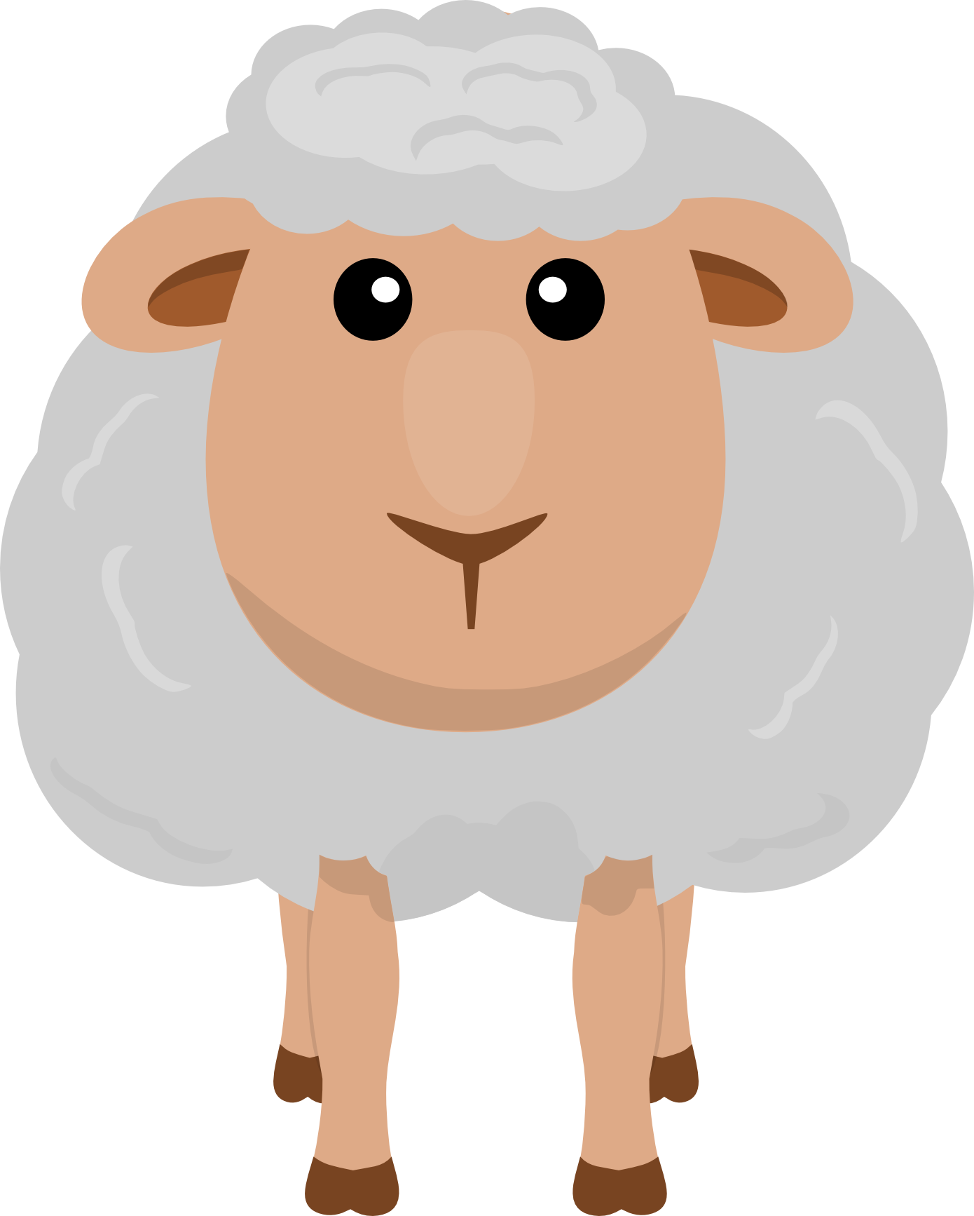 On the farm clip. Clipart sheep logo