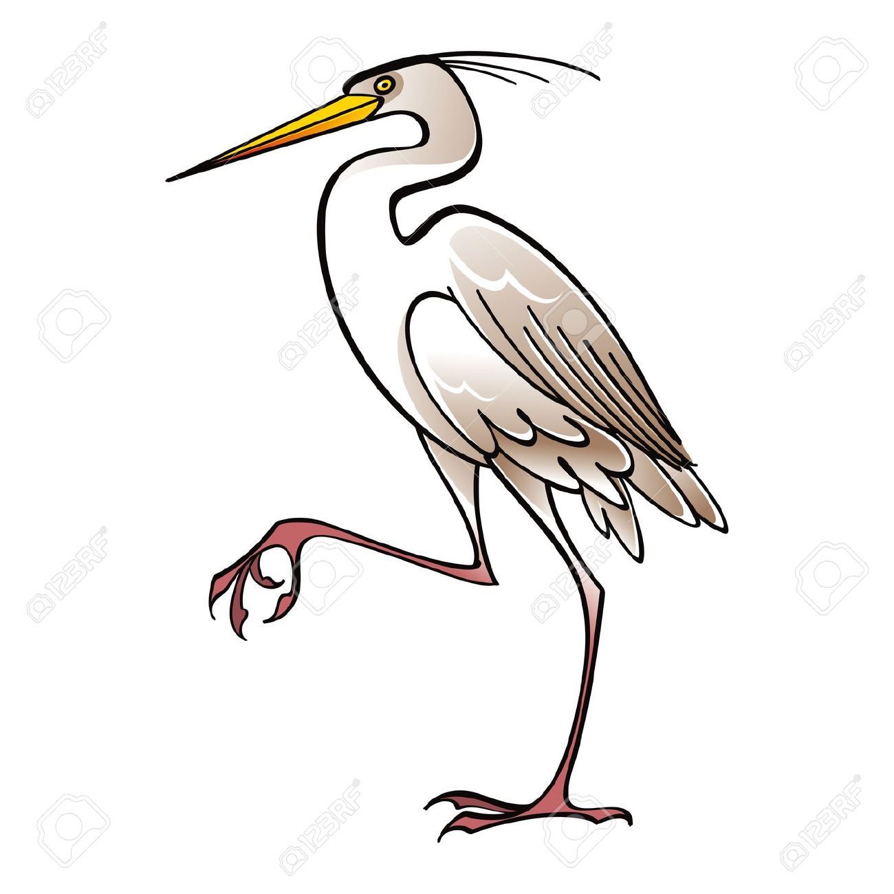 animals clipart crane