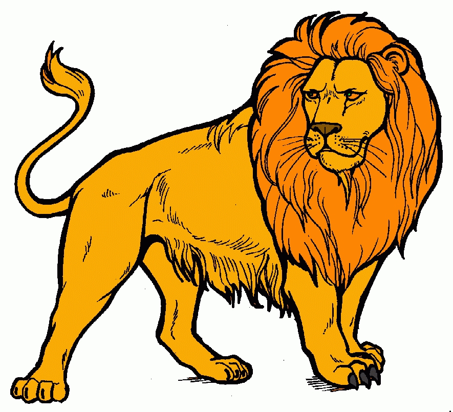 Animals clipart lion. Letters for kids gallery