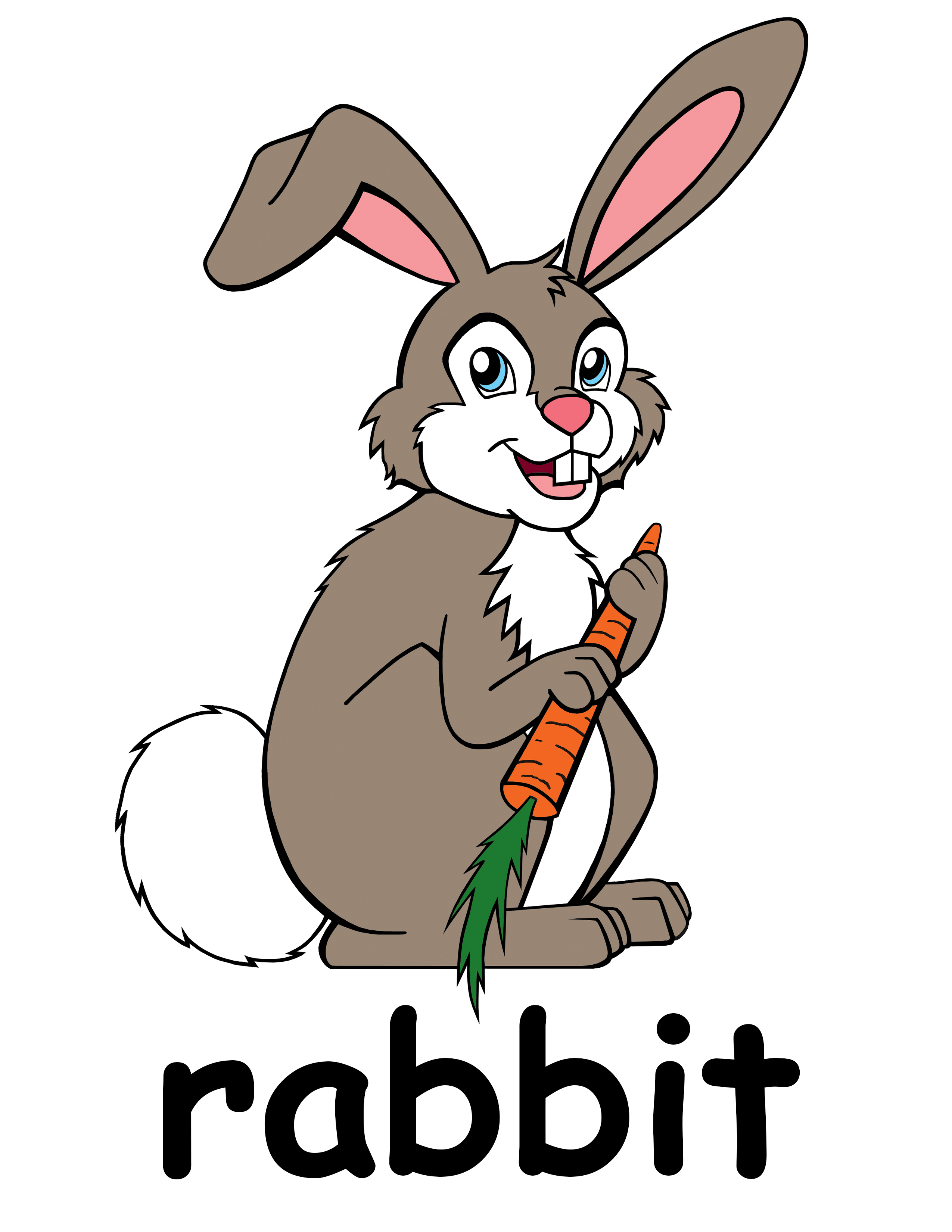 fast clipart bunny