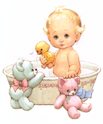 animated clipart baby