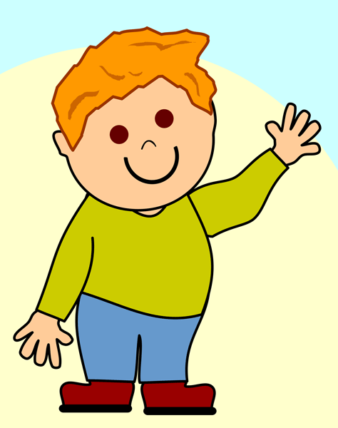 Free animated boy cliparts. Clipart smile boy's