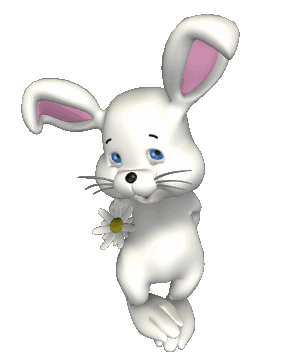 animated clipart bunny