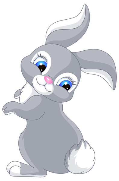 animated clipart bunny