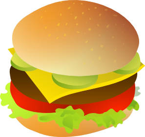 Cheese burger clip art. Mcdonalds clipart hamburger