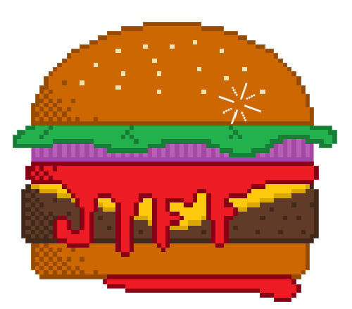 animated clipart burger