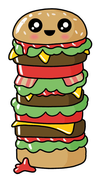 Tasty gifs animated pics. Hamburger clipart animation