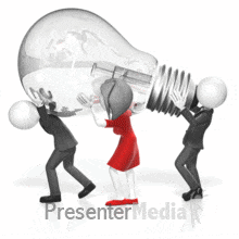 Presenter media powerpoint templates. Animated clipart business