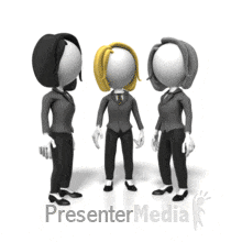 Animated clipart business. Presenter media powerpoint templates