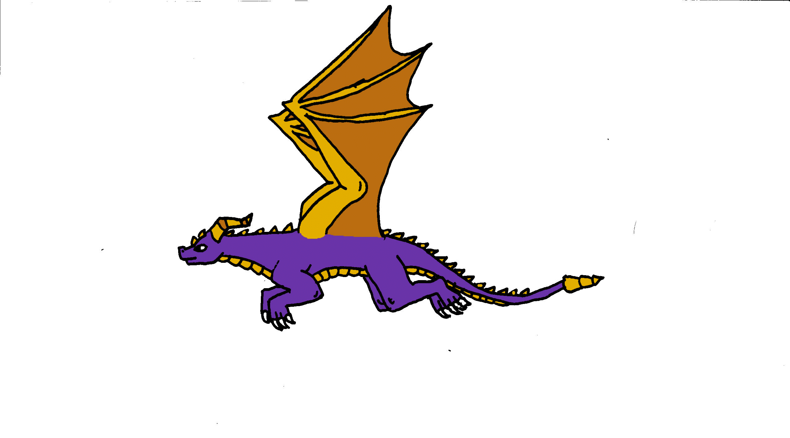 animated clipart dragon