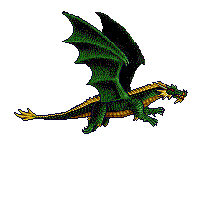 animated clipart dragon