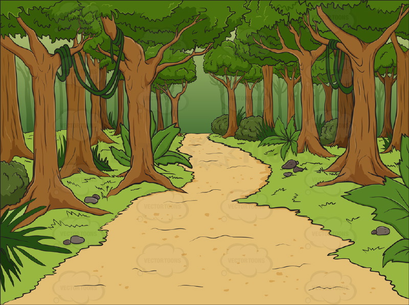 Trail clipart forest pathway. Free animated cliparts download