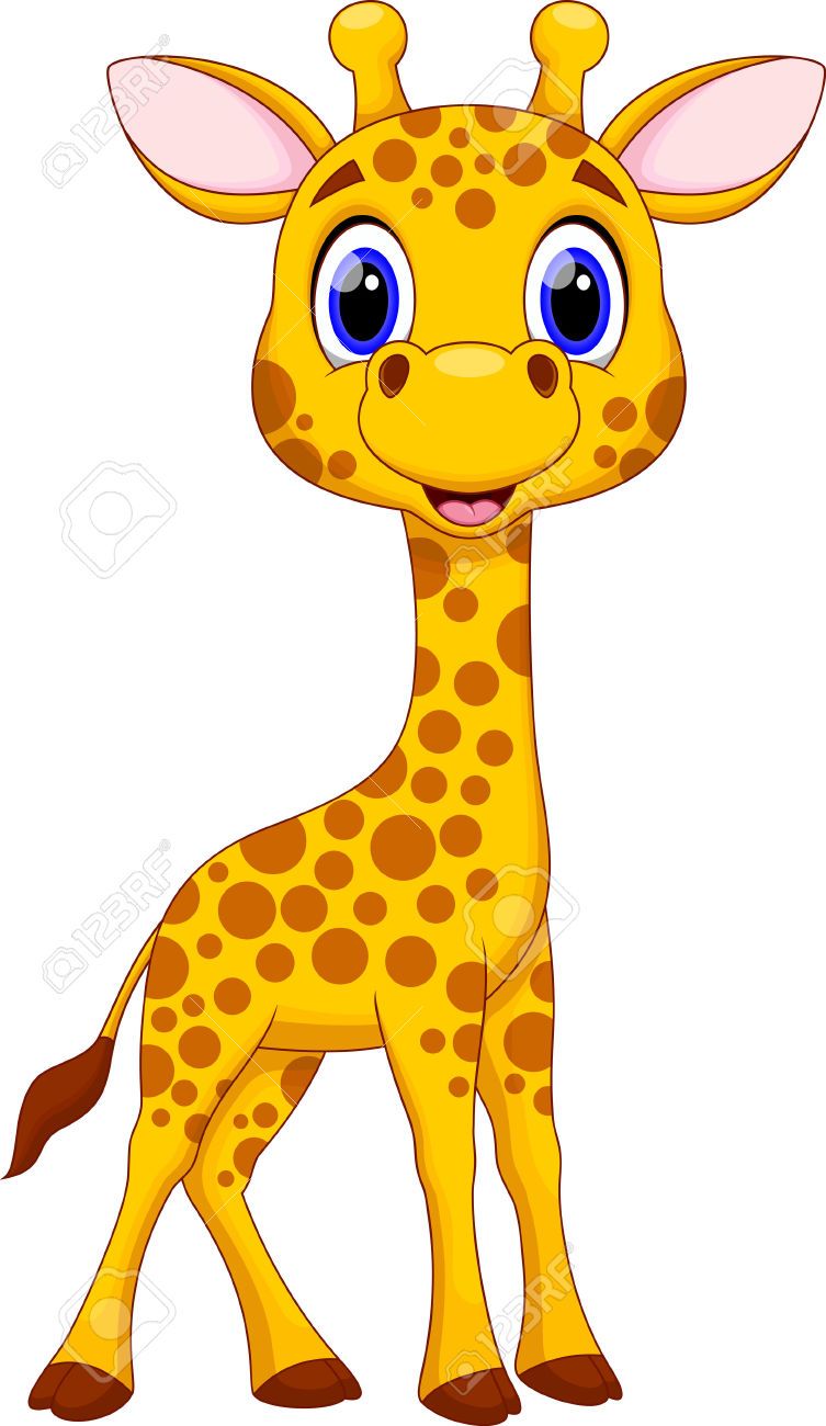 clipart giraffe cartoon