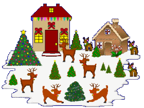 Announcements clipart animated. Christmas house houses with