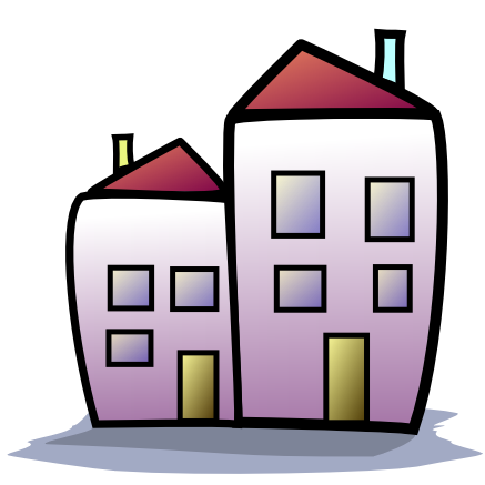 Building clipart animated. Free house download clip
