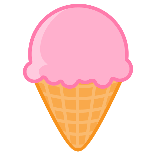 Cone clipart cute. Ice cream animated kid