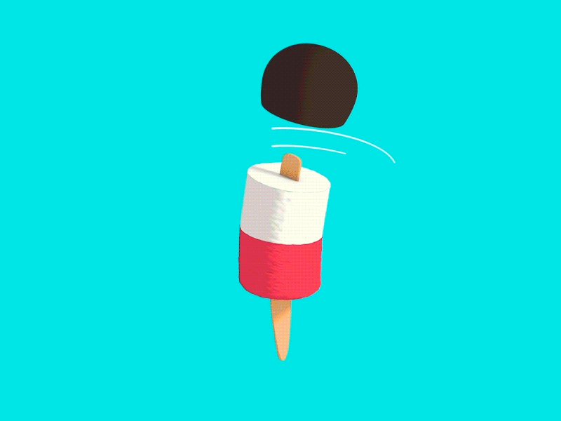 Animated clipart ice cream. Sweet cakes and doughnuts