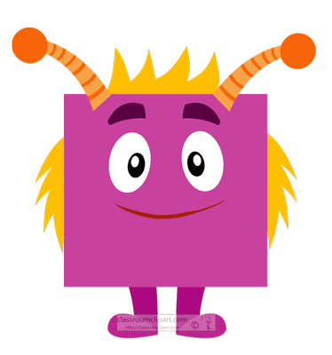 animated clipart monster