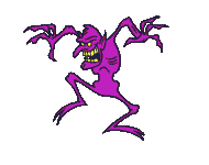 animated clipart monster