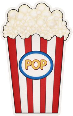 animated clipart popcorn