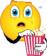 animated clipart popcorn