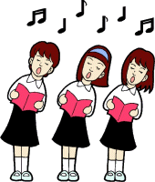 Animated clipart singing.  images gifs pictures