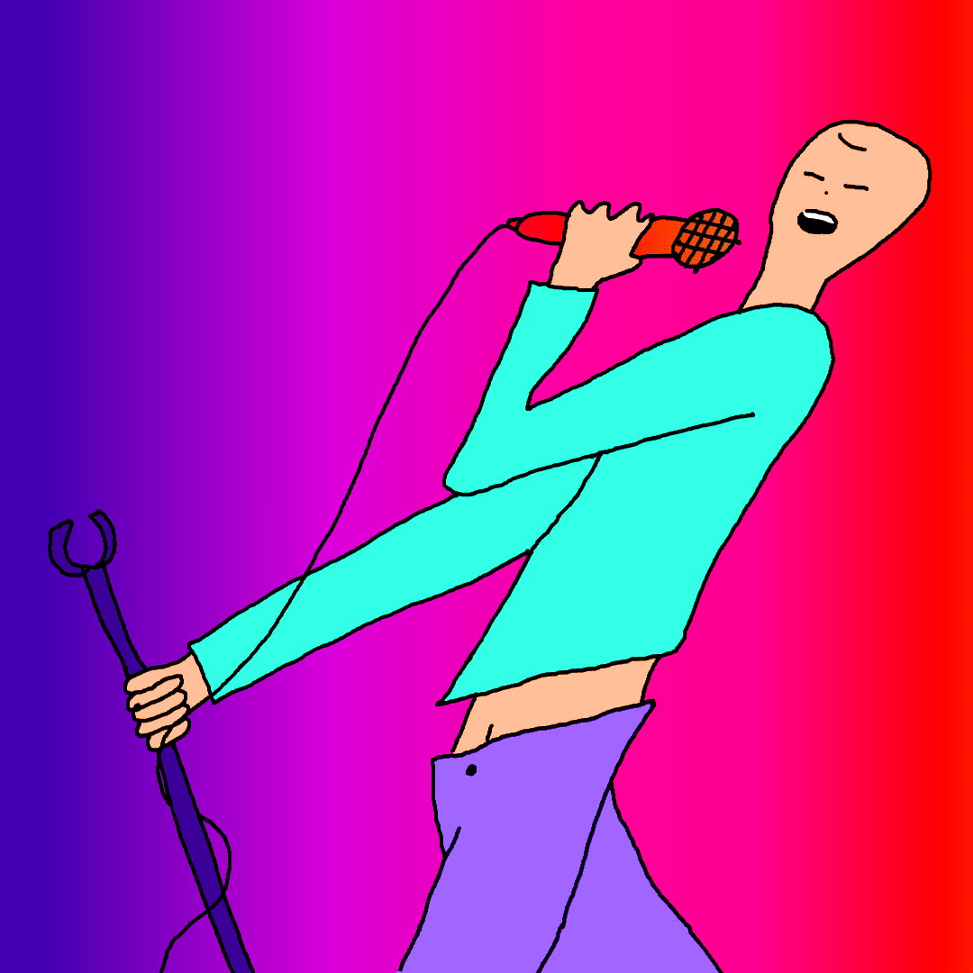 Karaoke gifs get the. Animated clipart singing