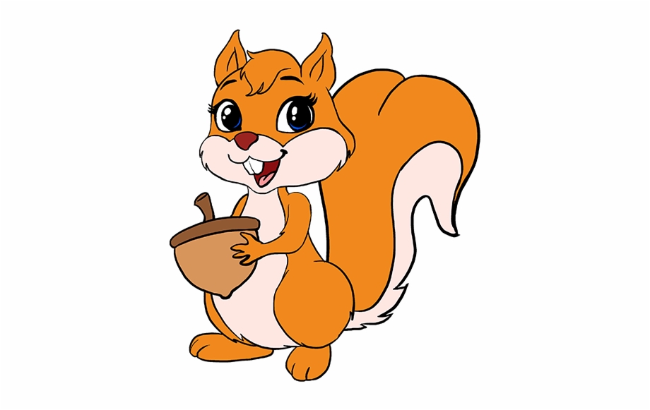 Cartoon picture of clip. Clipart squirrel love