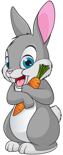Characters clipart bunny. Cute cartoon transparent clip