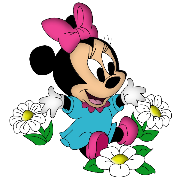 Disney baby minnie mouse. Wagon clipart outdoor child