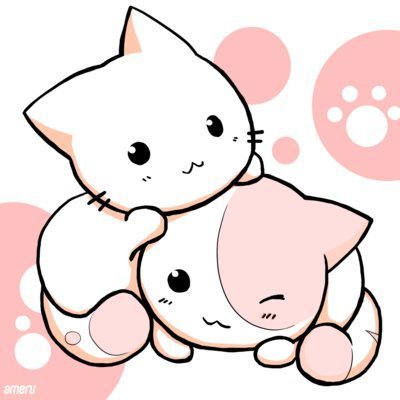 Anime clipart adorable. Cute stuff pink kitties