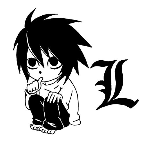 Anime clipart black and white.  collection of high