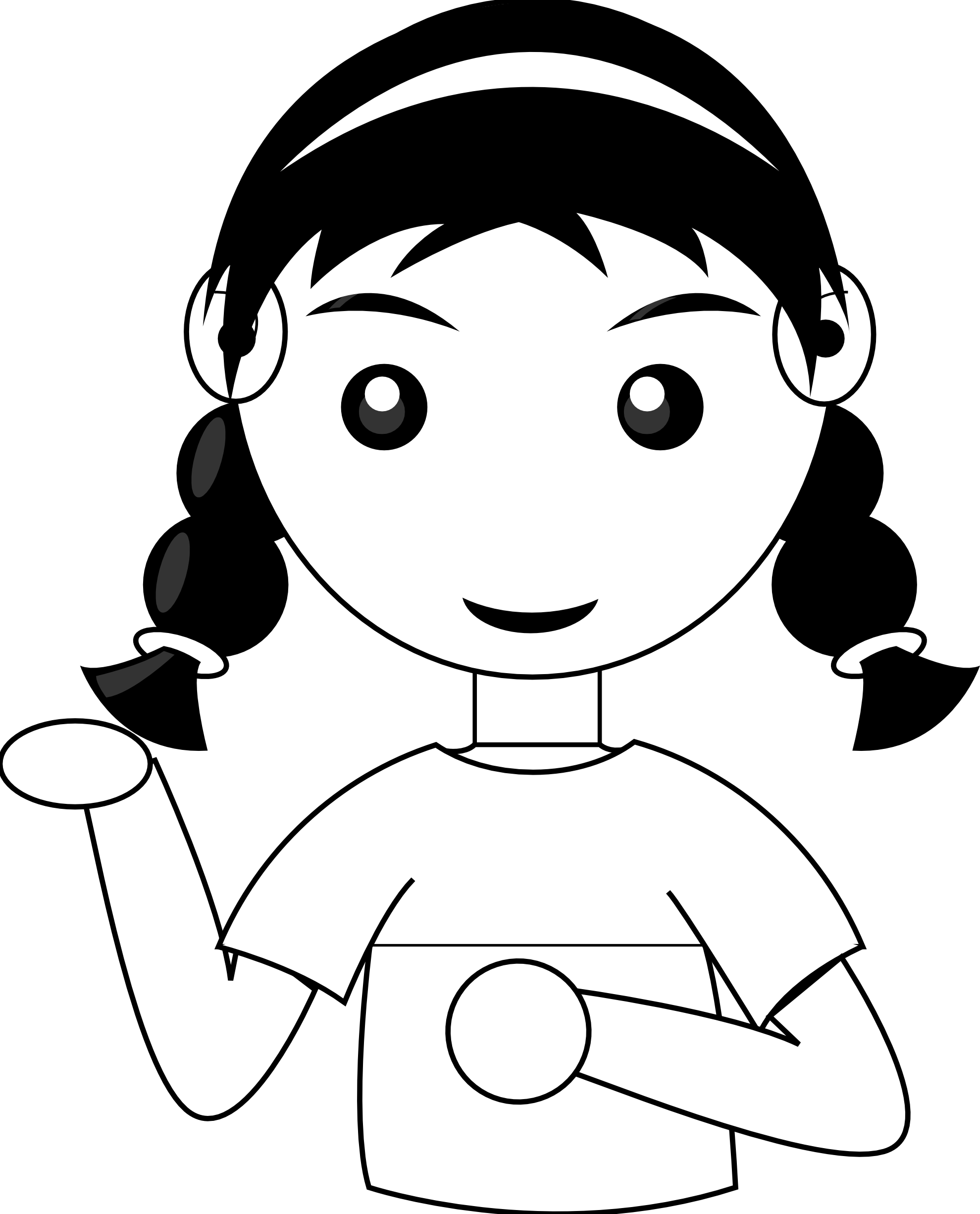 Female clipart black and white. Lips panda free images