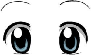 Eyes at clker com. Anime clipart clip art