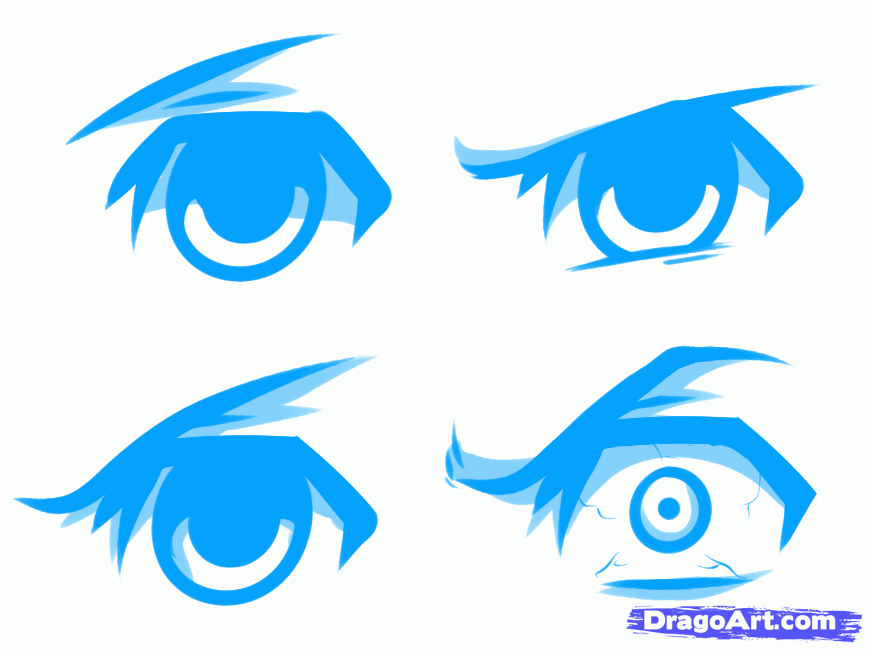 Mad eyebrows drawing at. Anime clipart eye brows